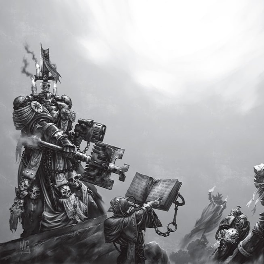 Chaplain Grimaldus & Retinue